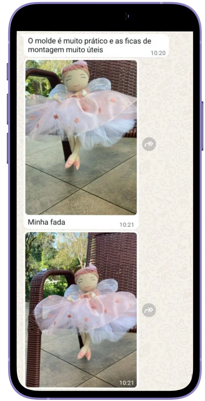 Aluna fada delicada
